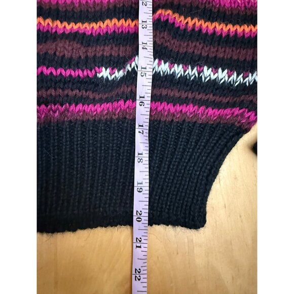 Mother The Bell-Sleeve Jumper Crop in Light Trails NWT Small $325 - Picture 10 of 11